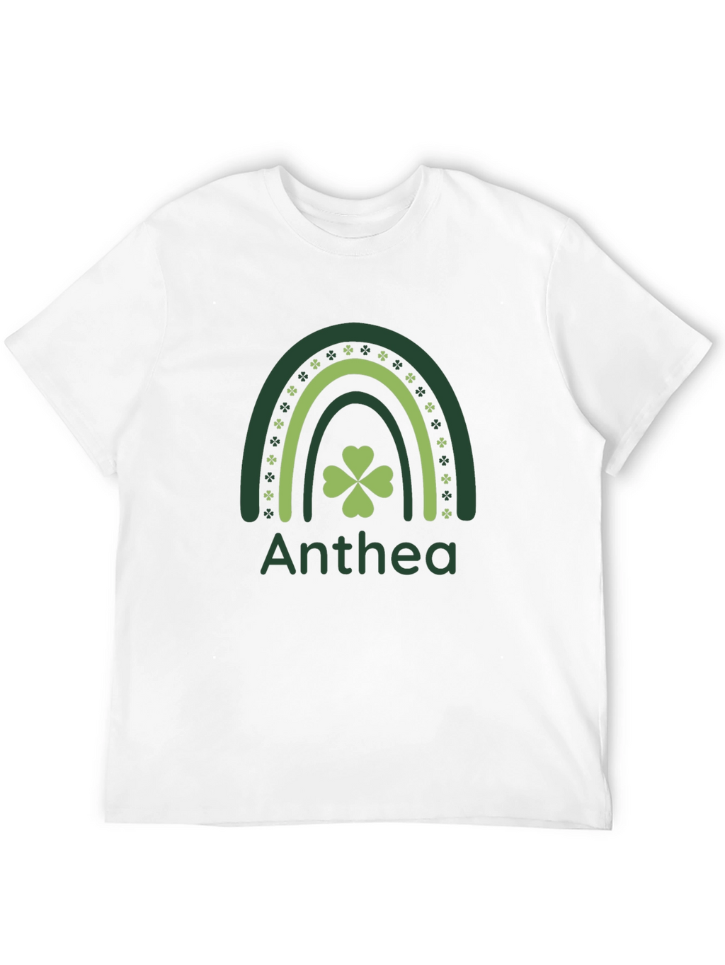 Anthea St. Patricks Day Rainbow Clover Tee