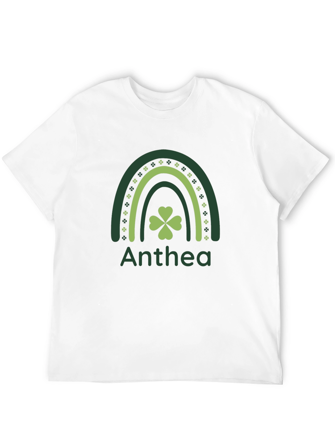 Anthea St. Patricks Day Rainbow Clover Tee