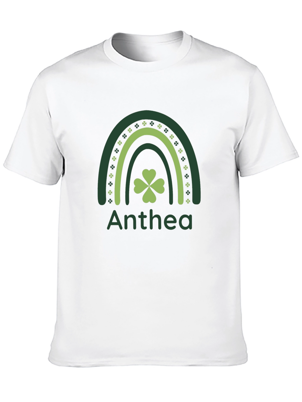 Anthea St. Patricks Day Rainbow Clover Tee