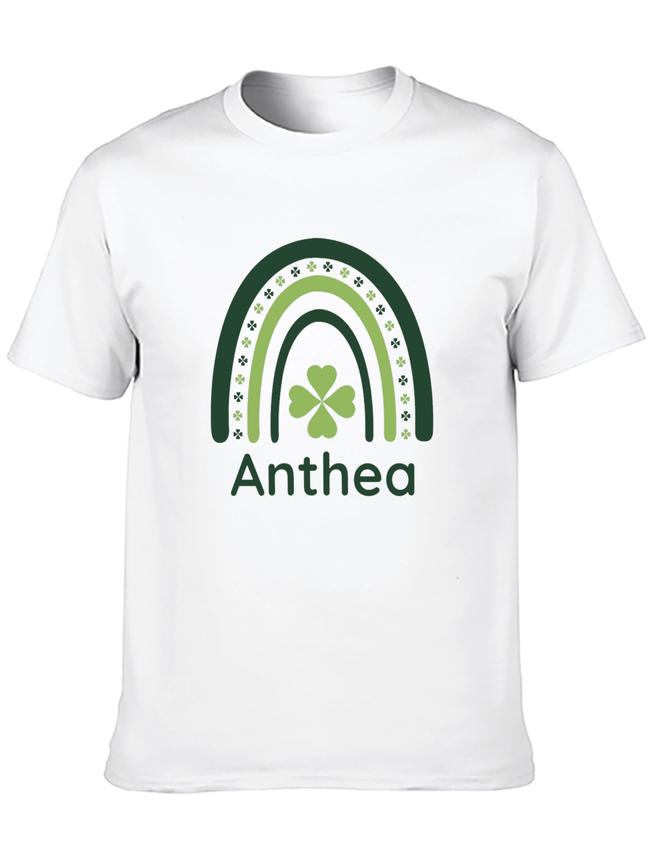 Anthea St. Patricks Day Rainbow Clover Tee