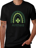 Anthea St. Patricks Day Rainbow Clover Tee