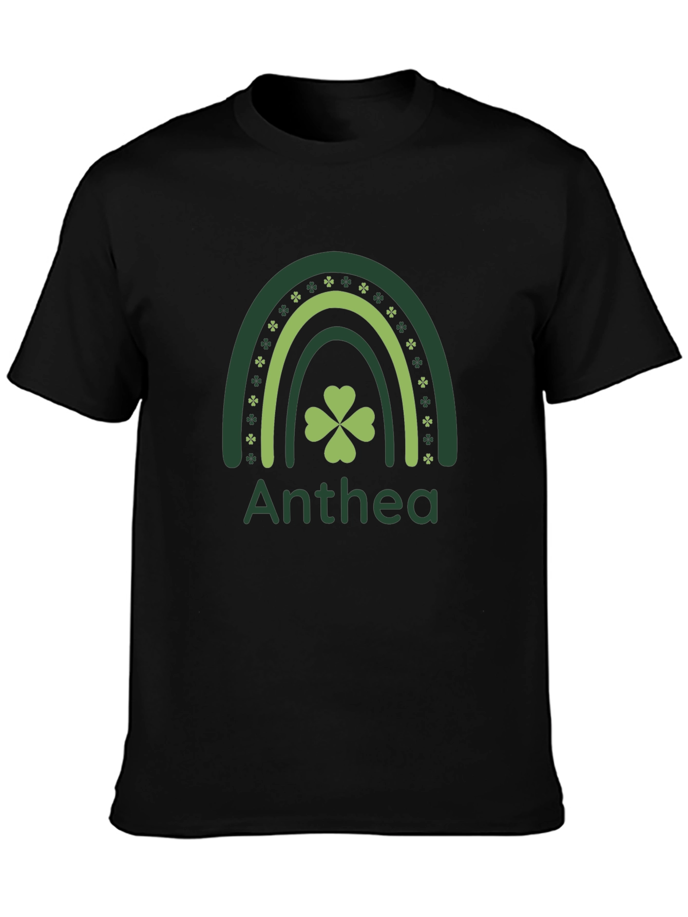 Anthea St. Patricks Day Rainbow Clover Tee