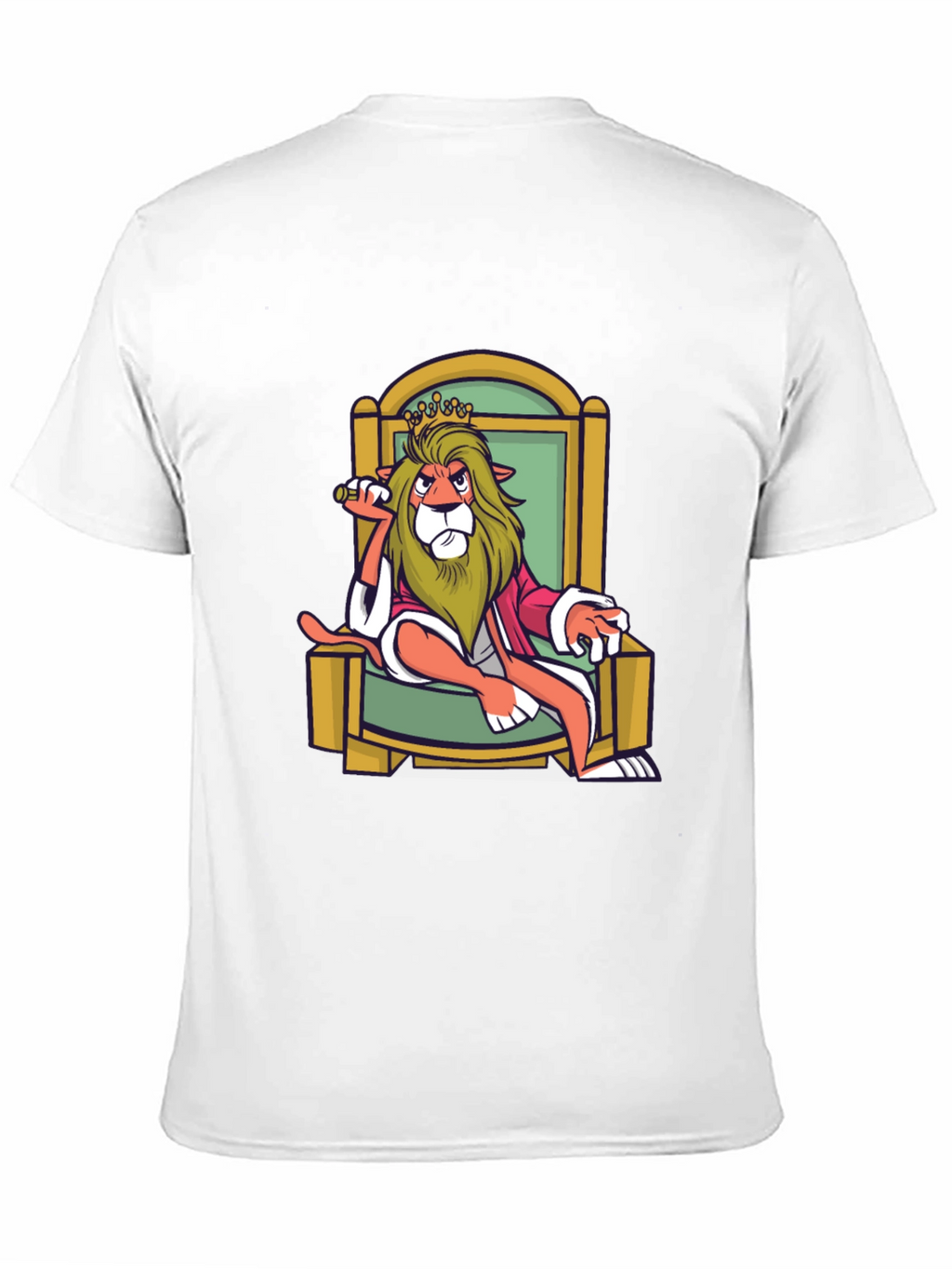 King Lion Graphic T-Shirt - Black