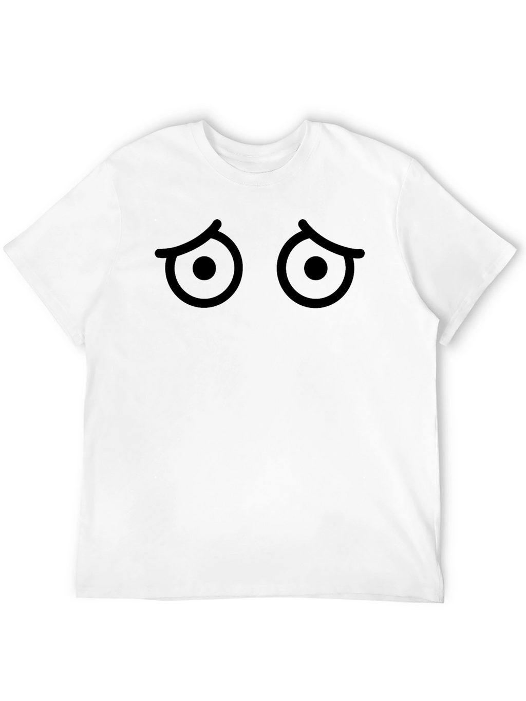 Sad Eyes Graphic Print T-Shirt