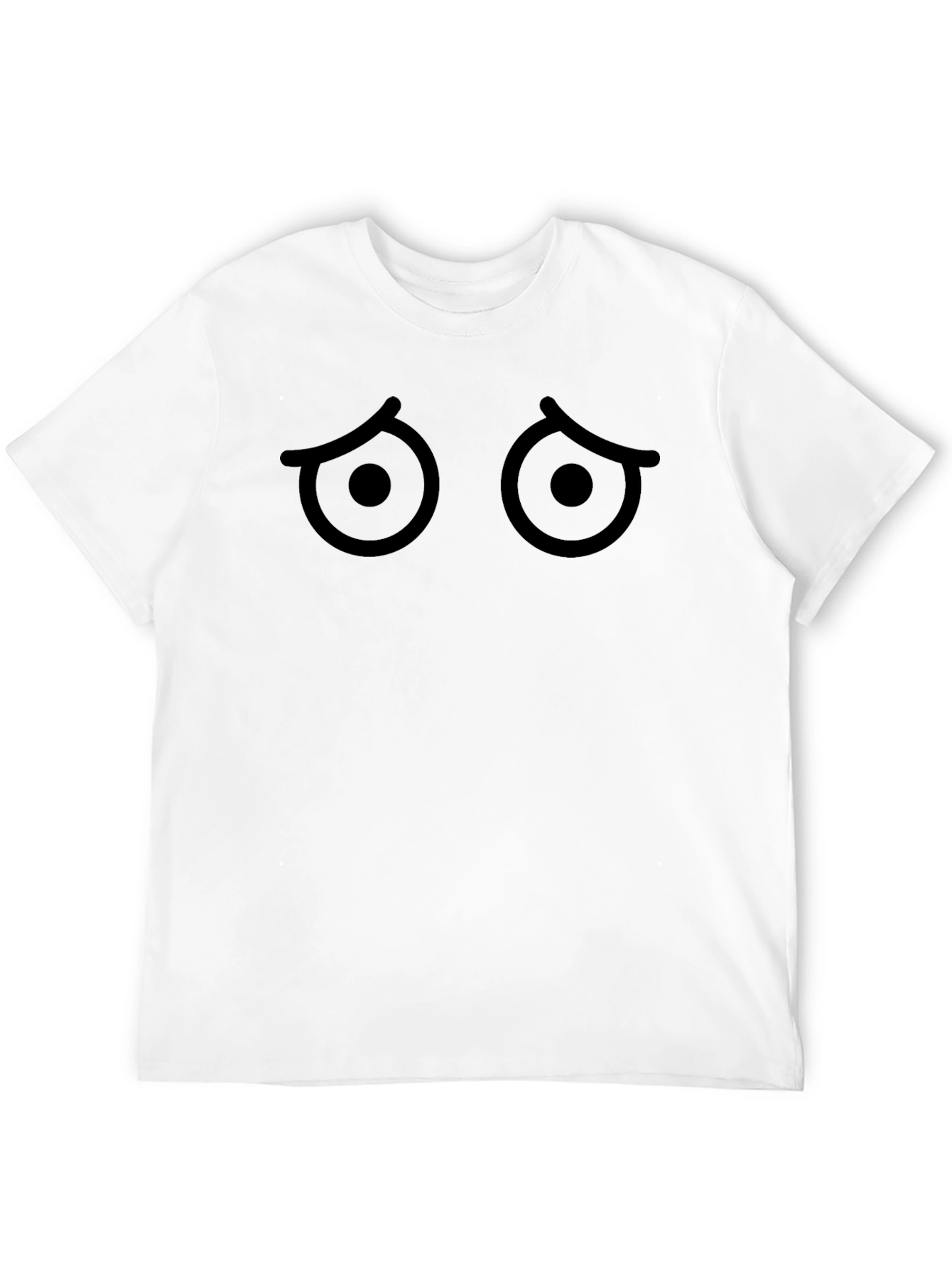 Sad Eyes Graphic Print T-Shirt
