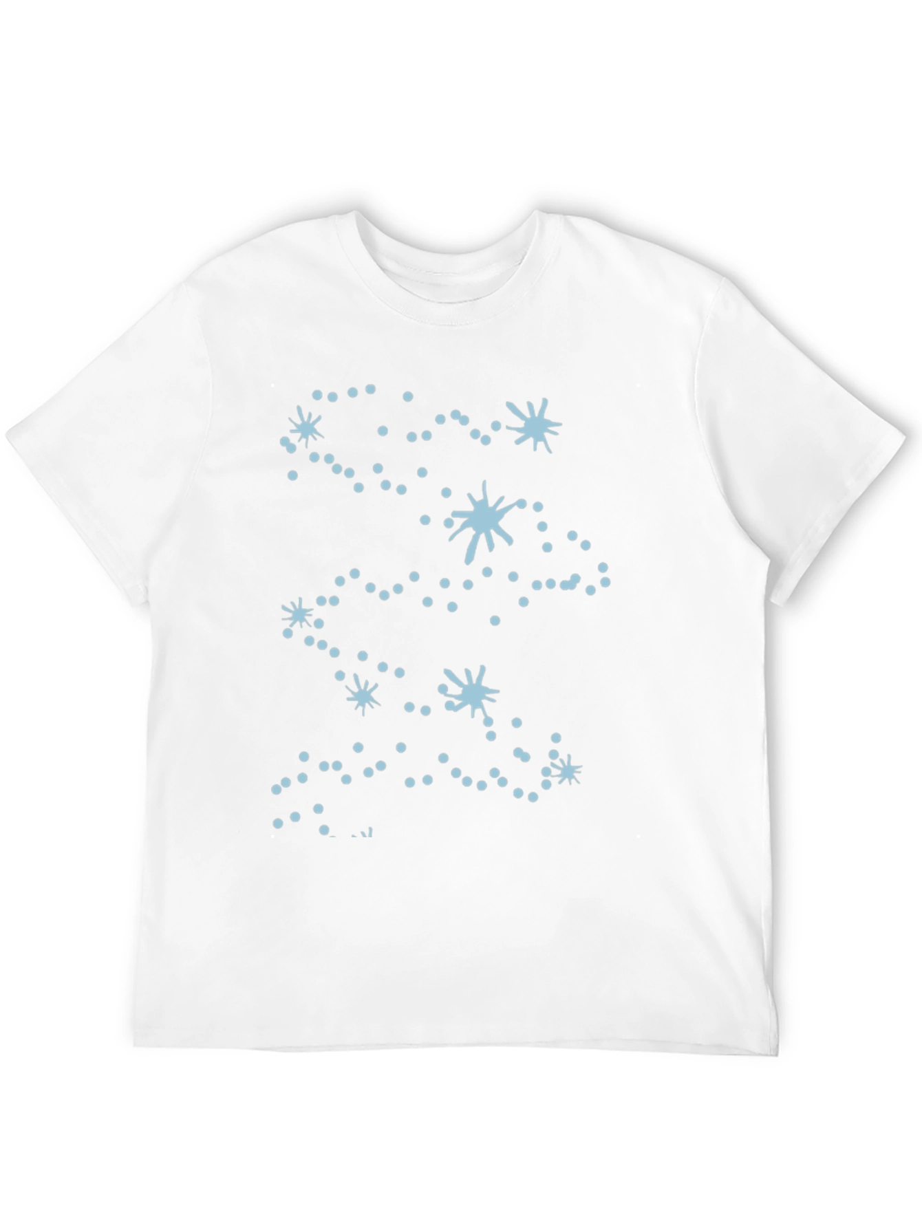 Constellation Graphic Tee - Black Cotton Blend