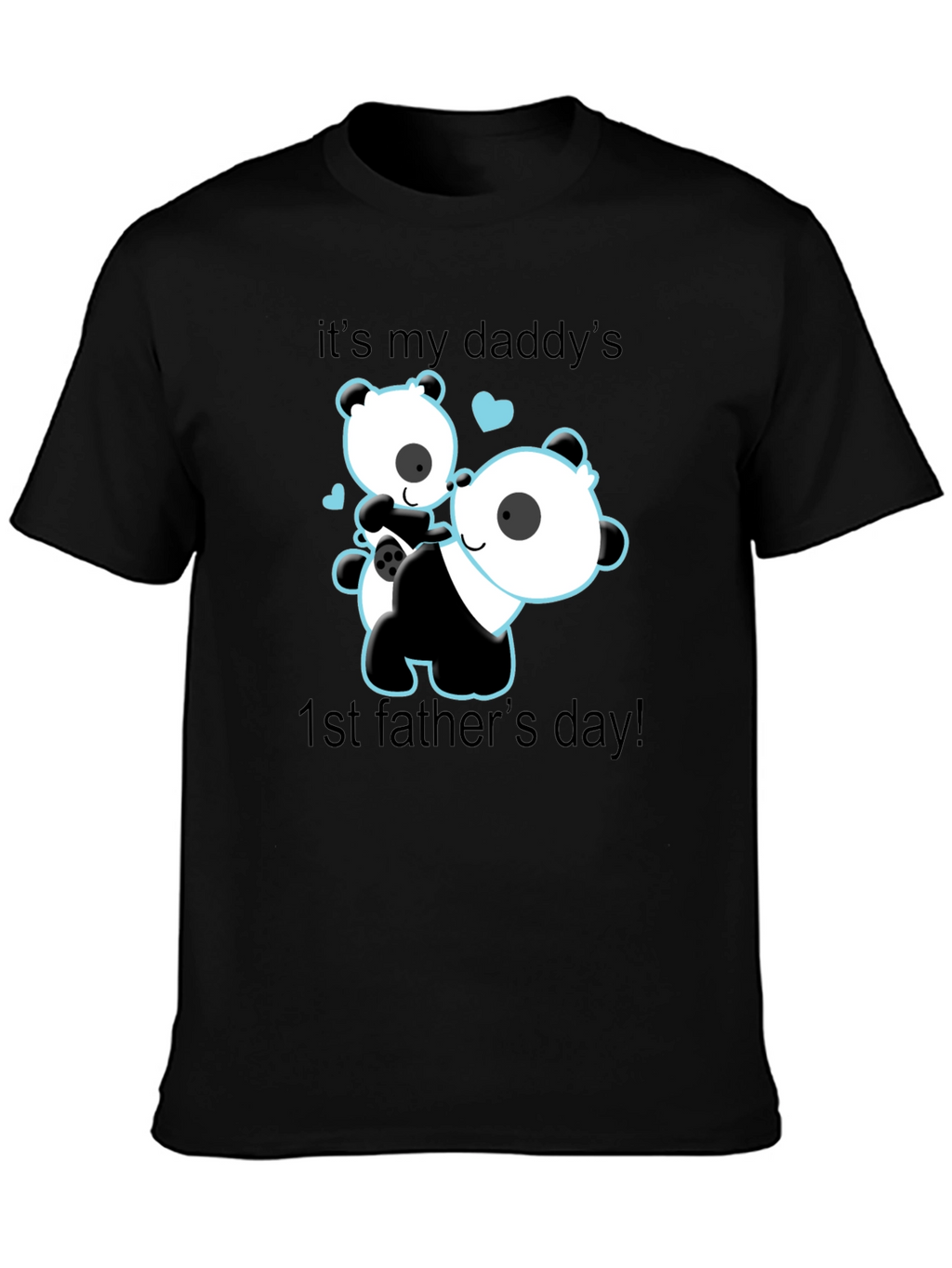 Daddys 1st Fathers Day Panda Bear T-Shirt