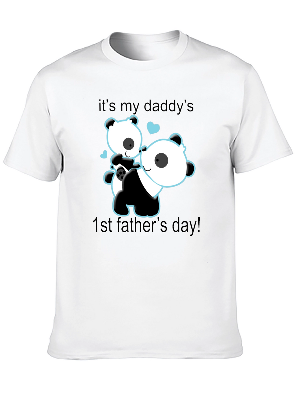 Daddys 1st Fathers Day Panda Bear T-Shirt