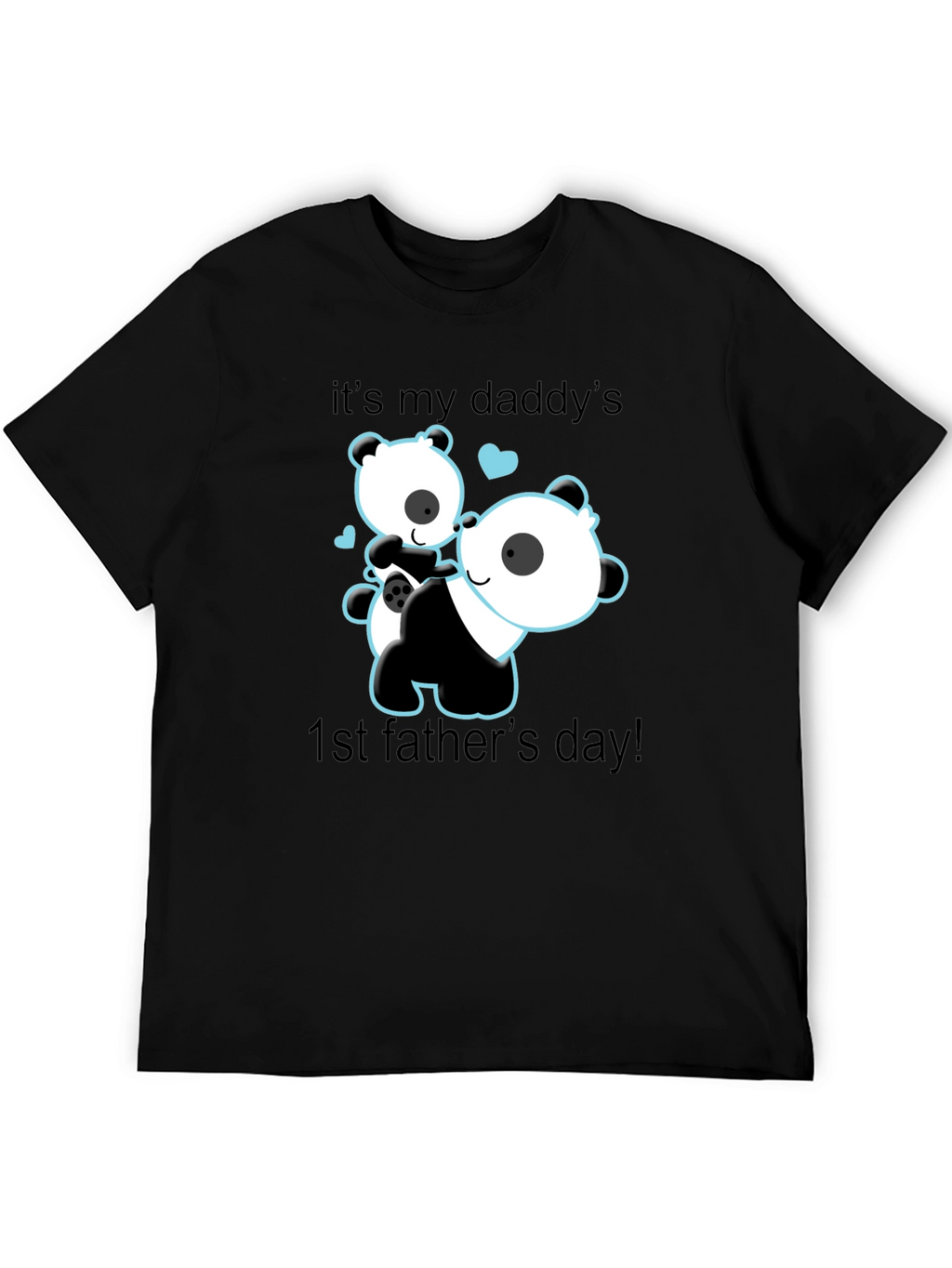 Daddys 1st Fathers Day Panda Bear T-Shirt