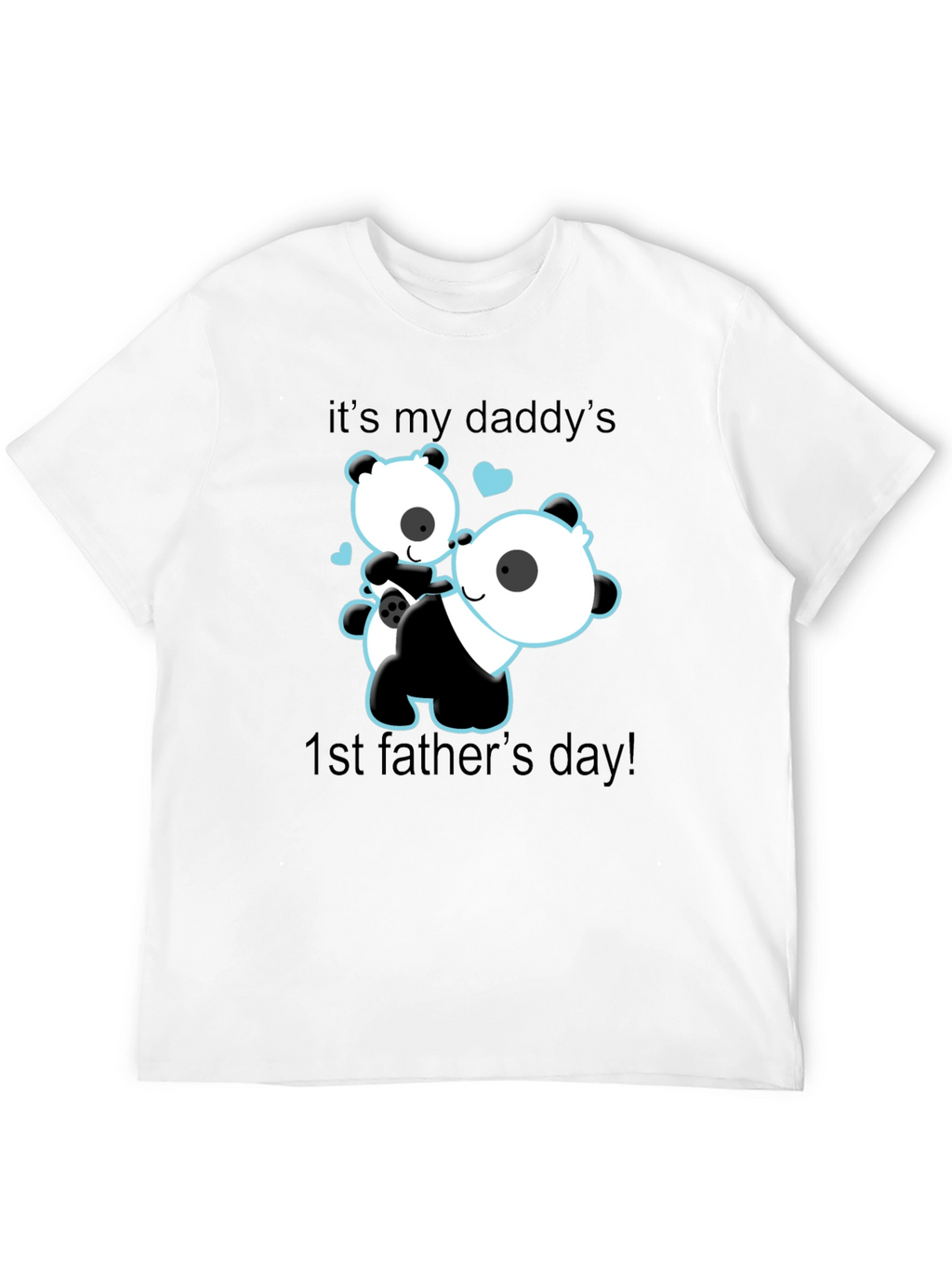 Daddys 1st Fathers Day Panda Bear T-Shirt