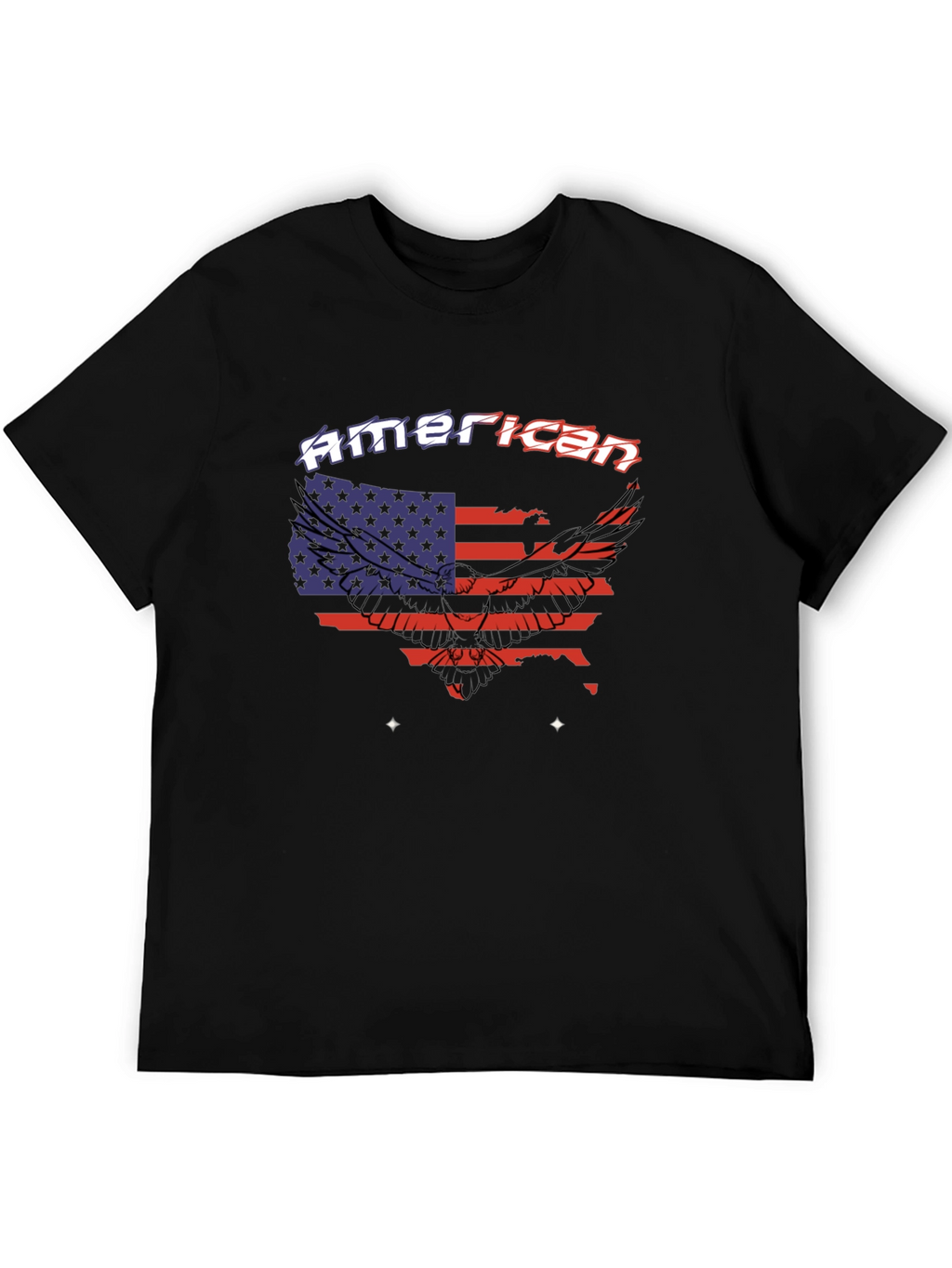 American Flag Eagle Graphic Tee