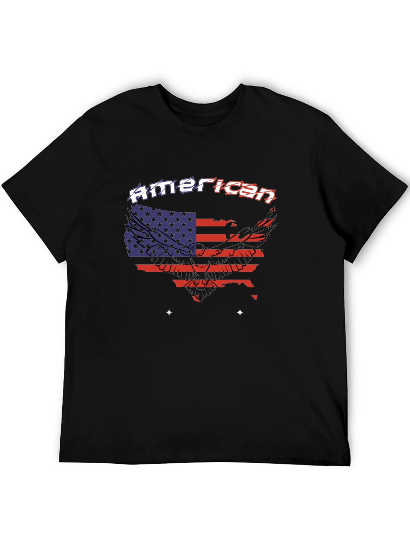 American Flag Eagle Graphic Tee