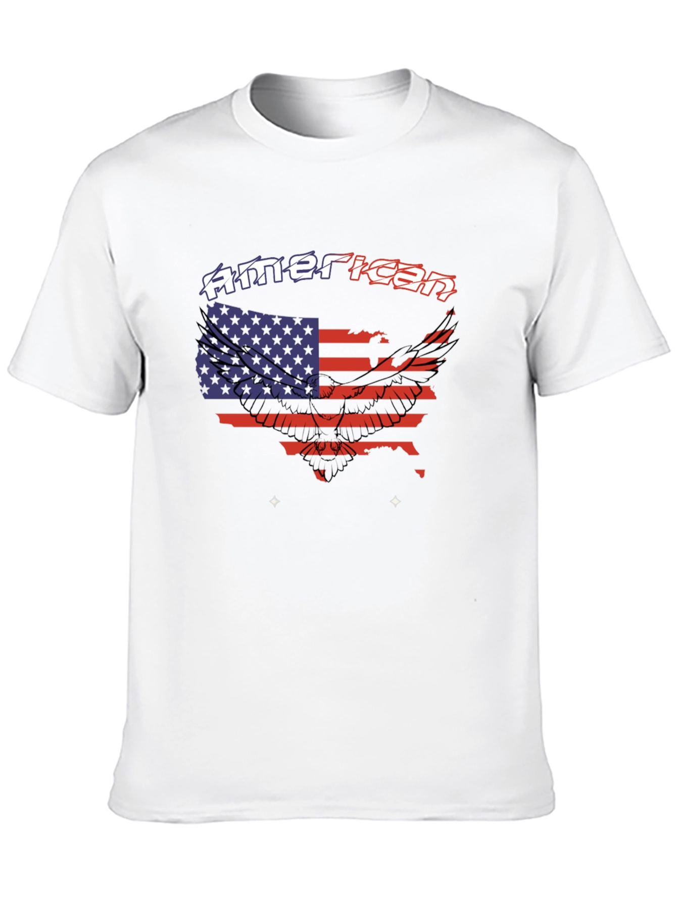 American Flag Eagle Graphic Tee