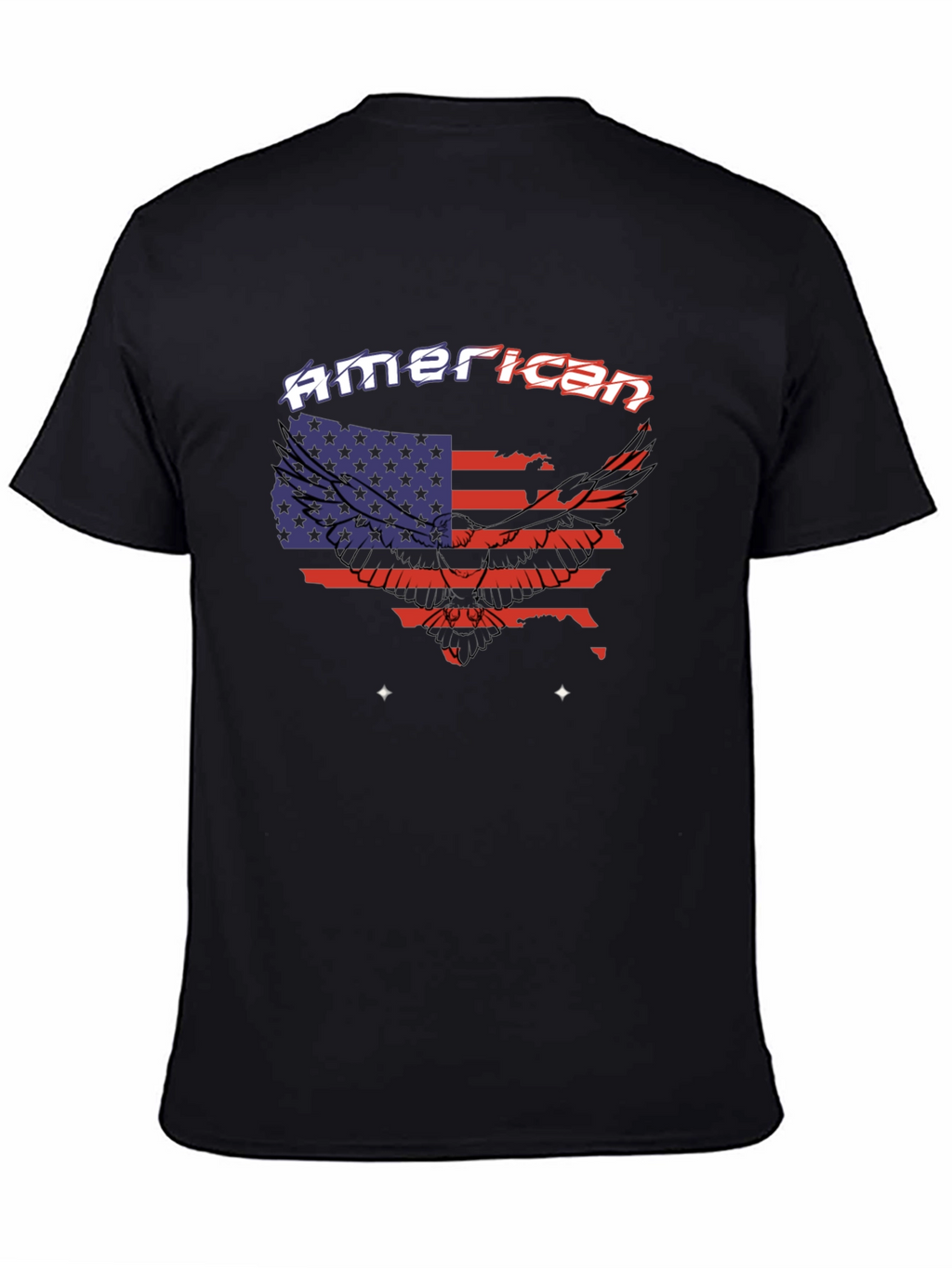 American Flag Eagle Graphic Tee