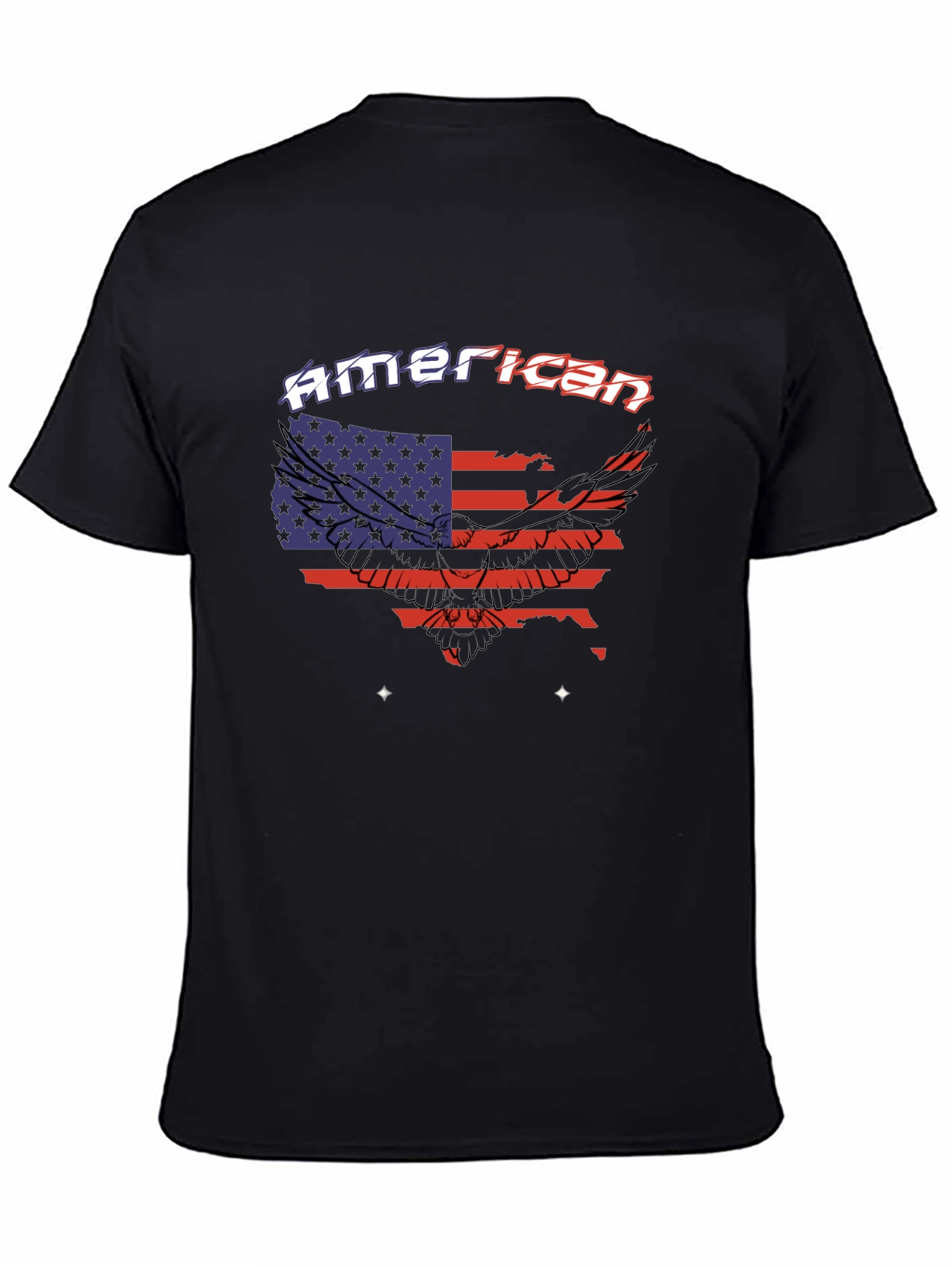 American Flag Eagle Graphic Tee