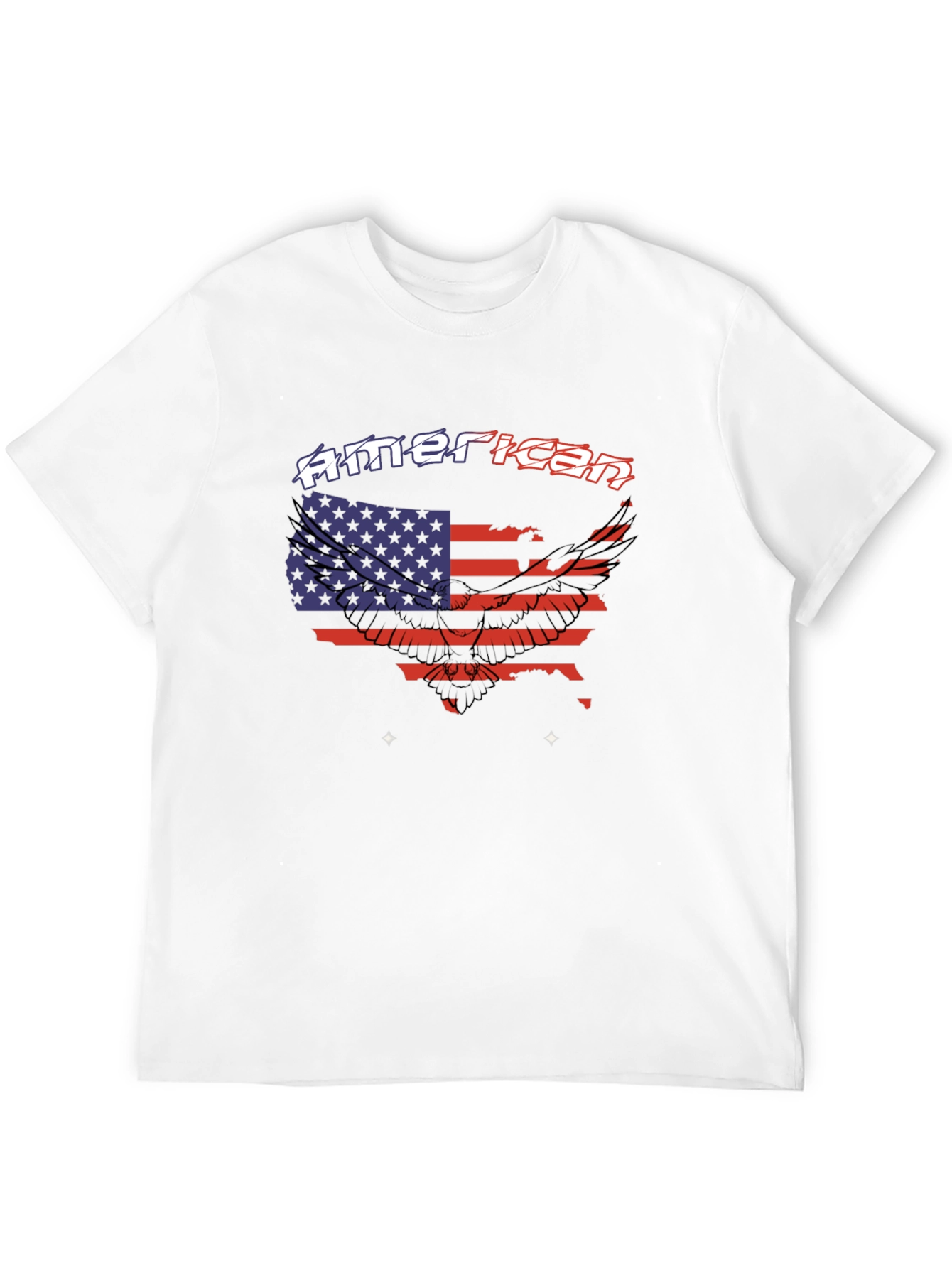 American Flag Eagle Graphic Tee