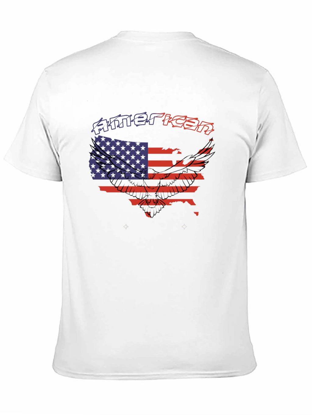 American Flag Eagle Graphic Tee