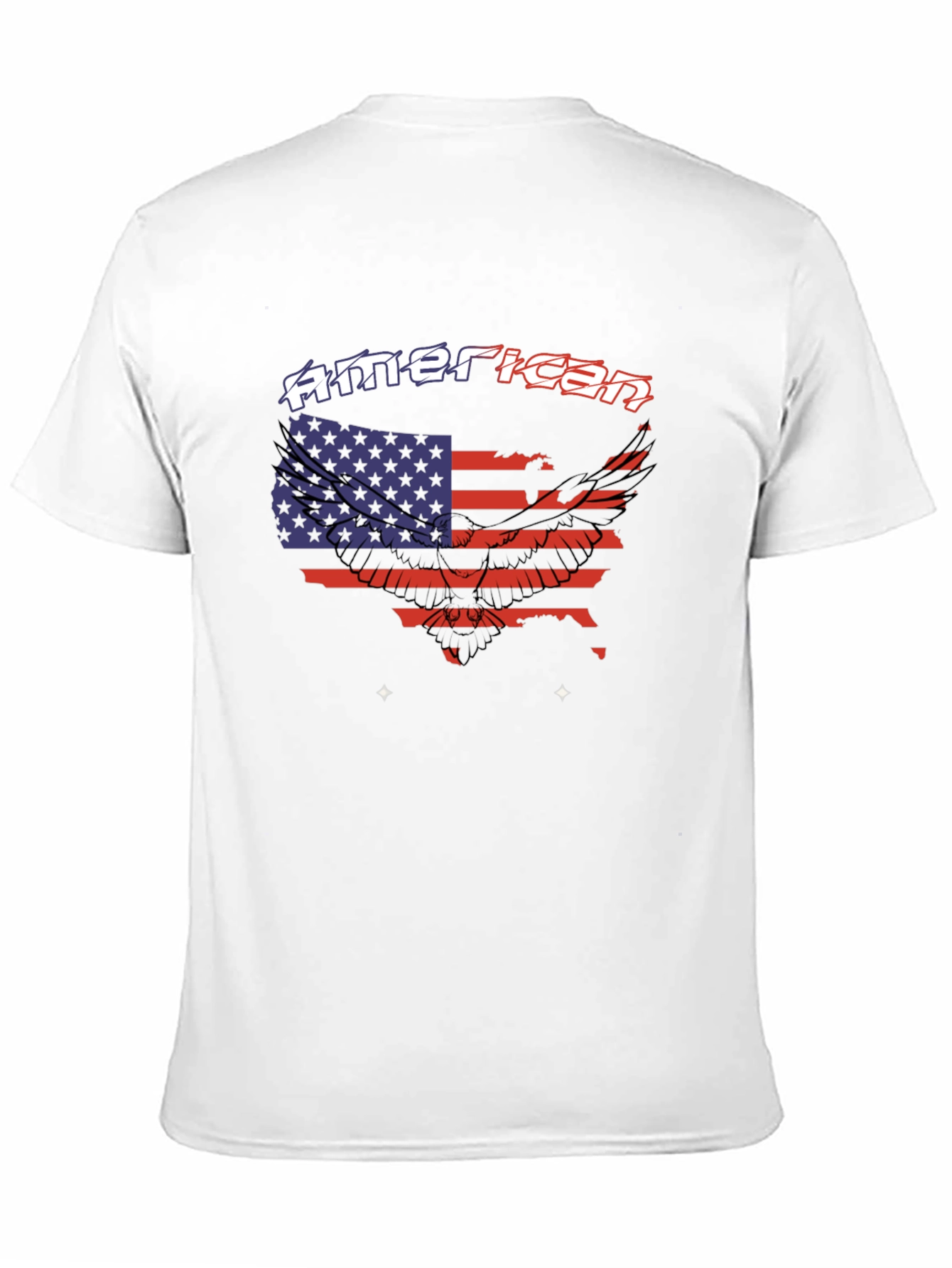 American Flag Eagle Graphic Tee