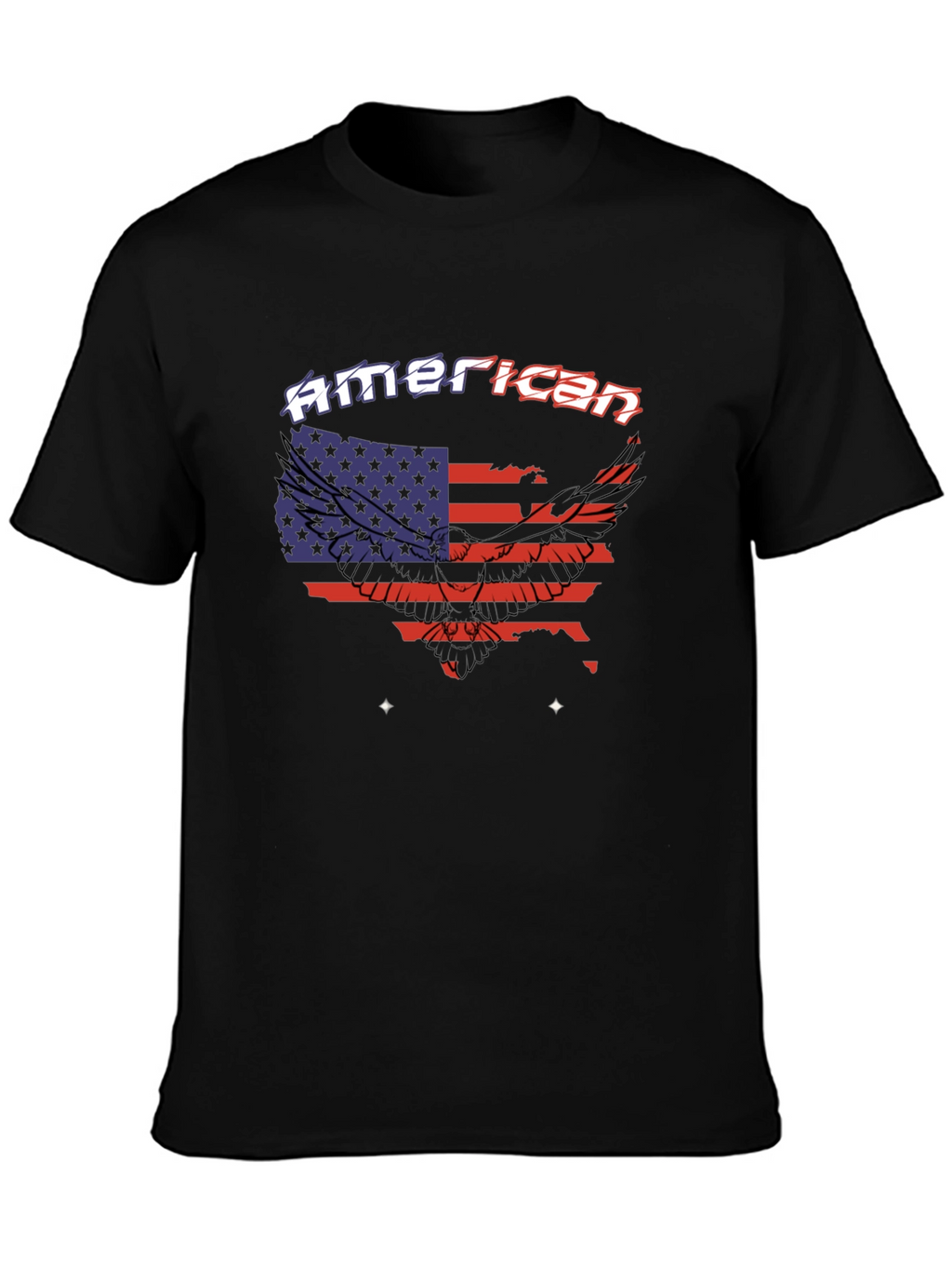 American Flag Eagle Graphic Tee