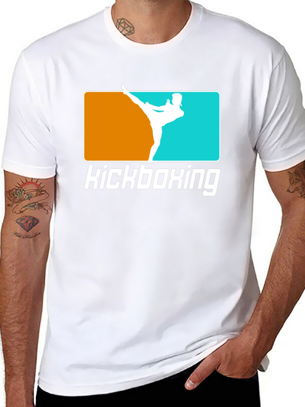 Kickboxing Graphic Tee - Martial Arts Training Shirt