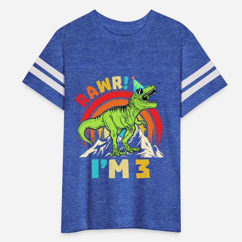 3rd Birthday Dinosaur T Rex Rawr I'm 3 For Boys