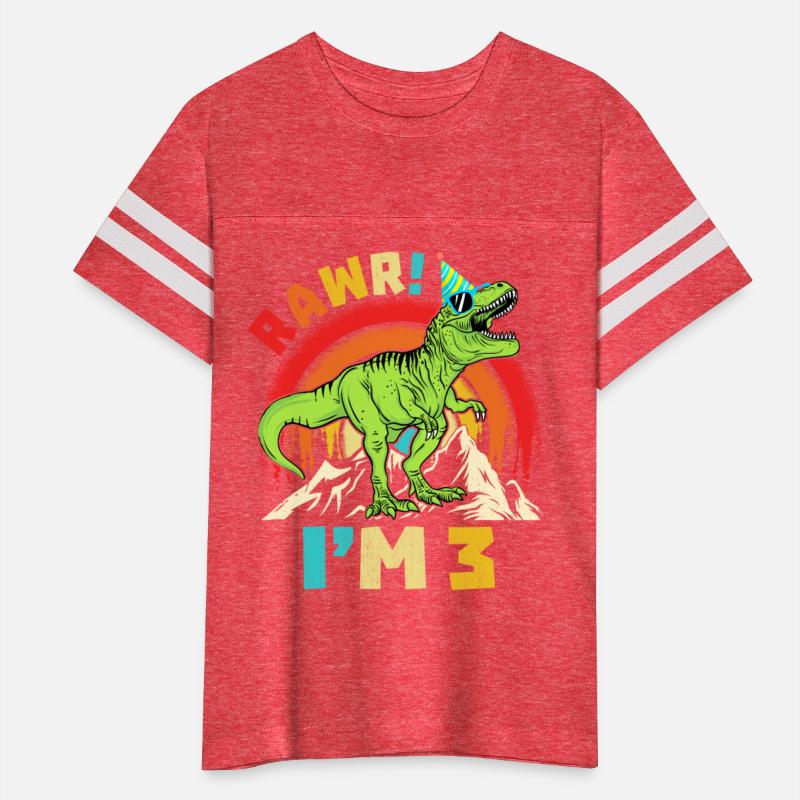 3rd Birthday Dinosaur T Rex Rawr I'm 3 For Boys