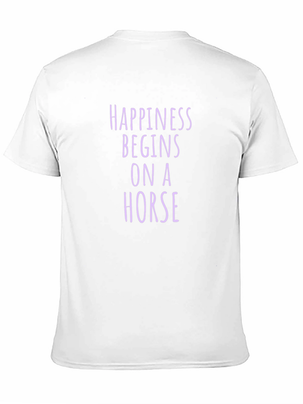Happiness Begins on a Horse Graphic Tee