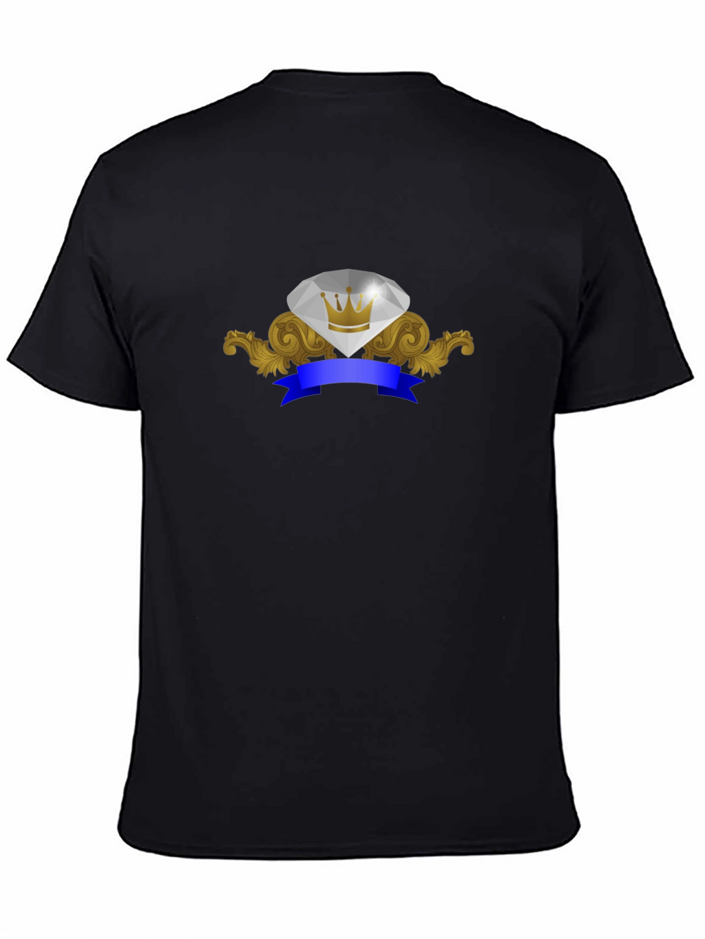 Diamond Crown Emblem Graphic T-Shirt