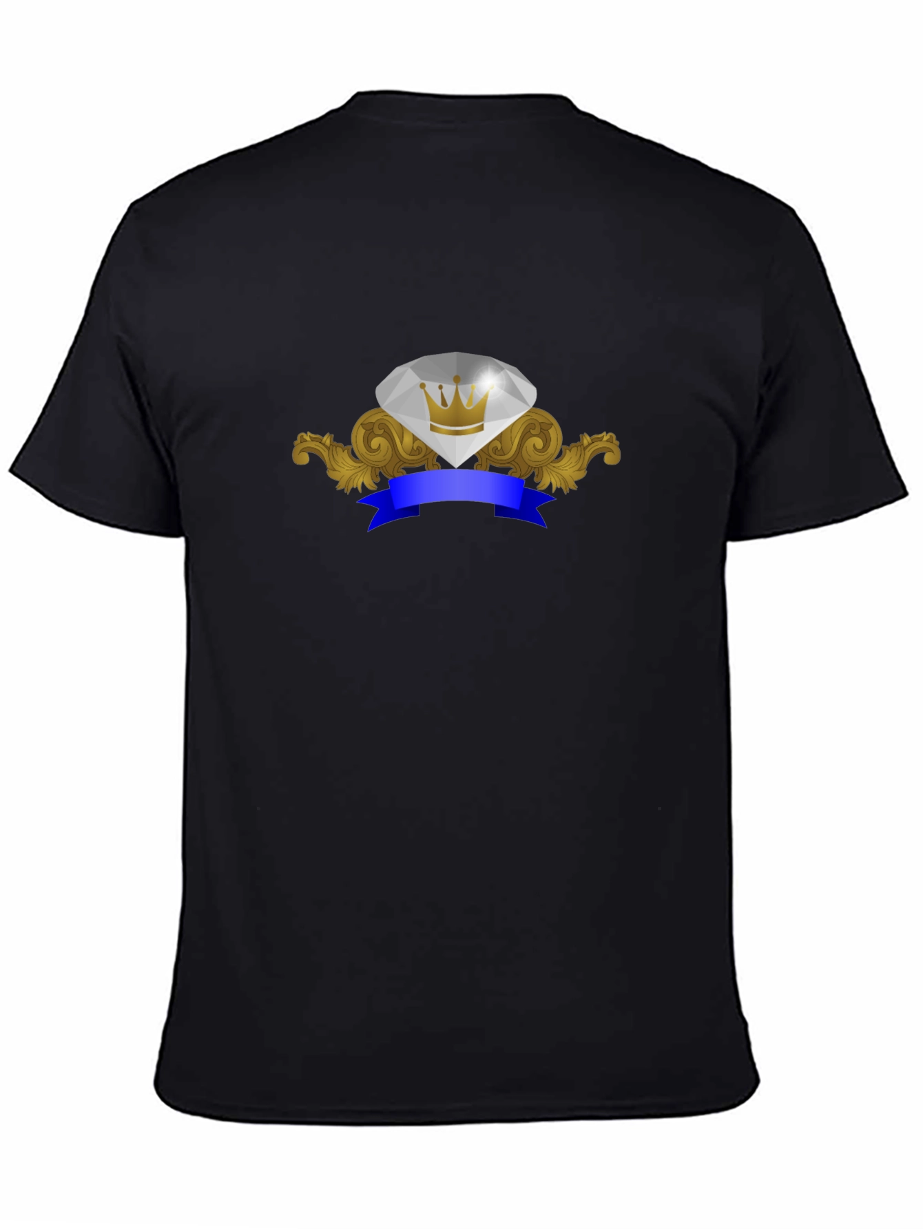 Diamond Crown Emblem Graphic T-Shirt