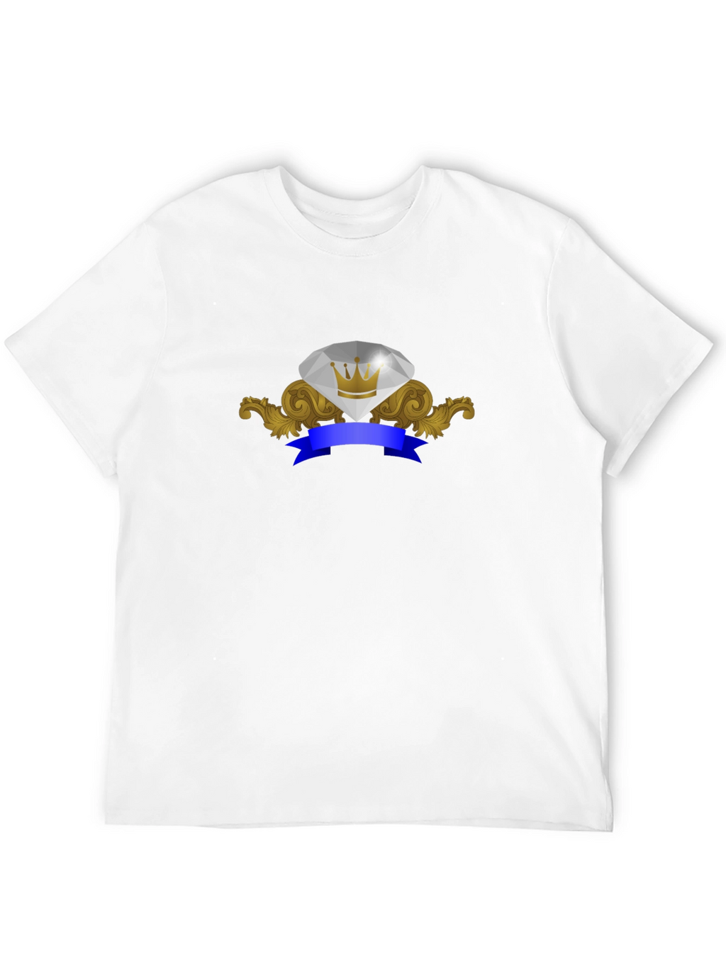Diamond Crown Emblem Graphic T-Shirt
