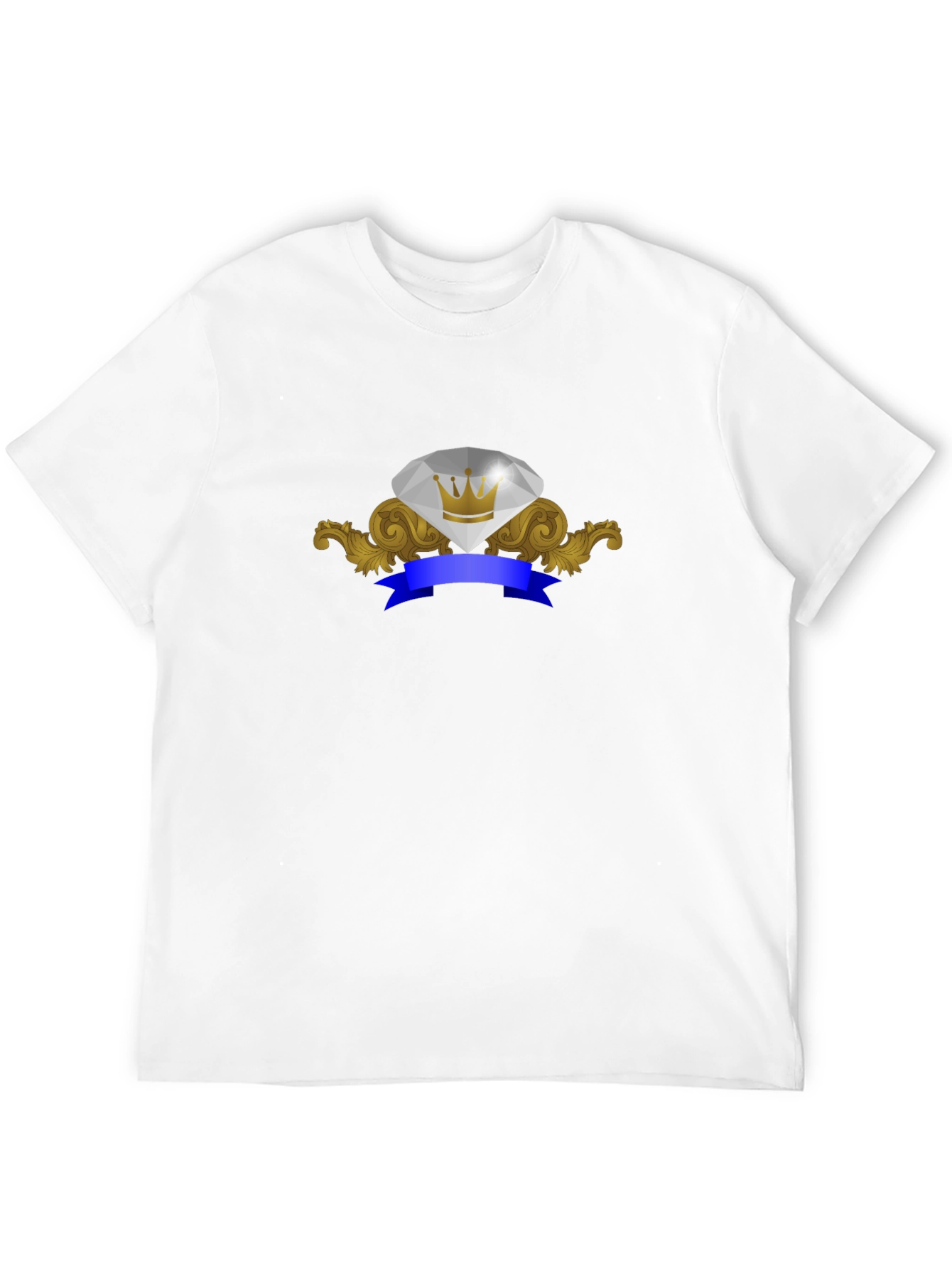 Diamond Crown Emblem Graphic T-Shirt