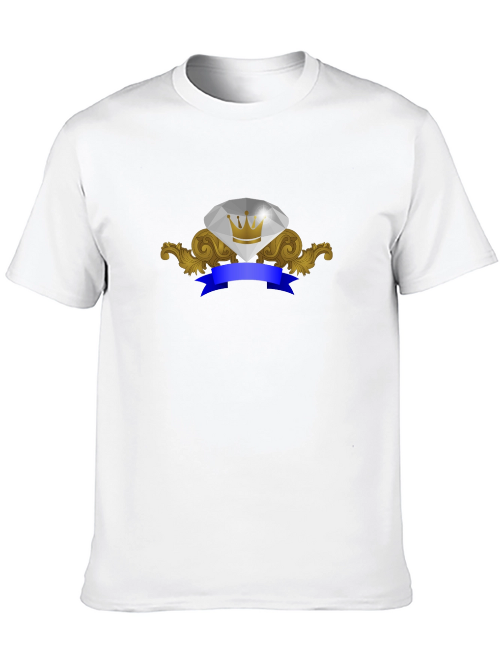 Diamond Crown Emblem Graphic T-Shirt