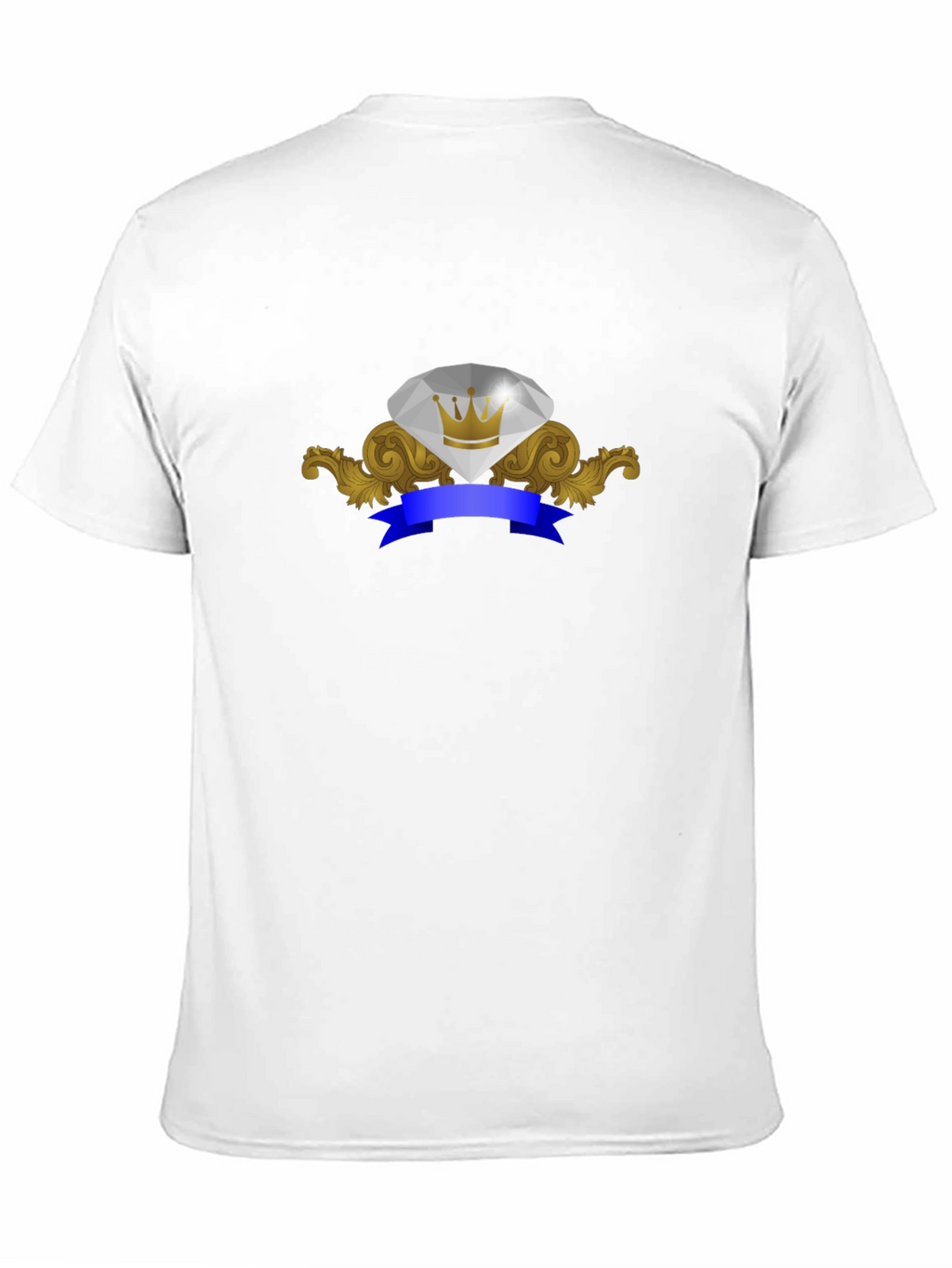 Diamond Crown Emblem Graphic T-Shirt