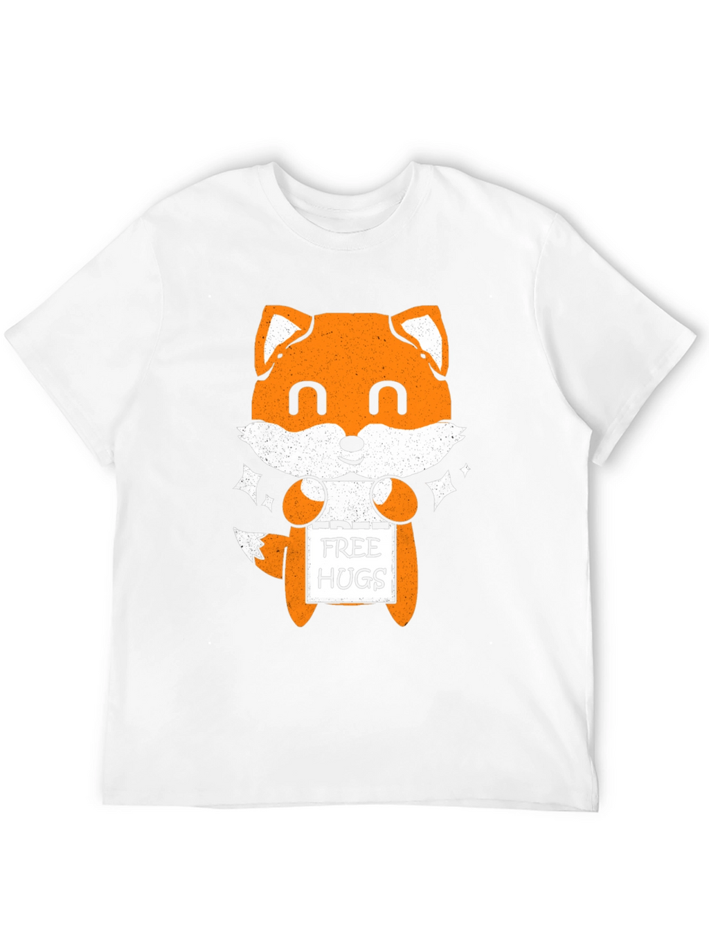 Cute Fox Free Hugs Graphic T-Shirt