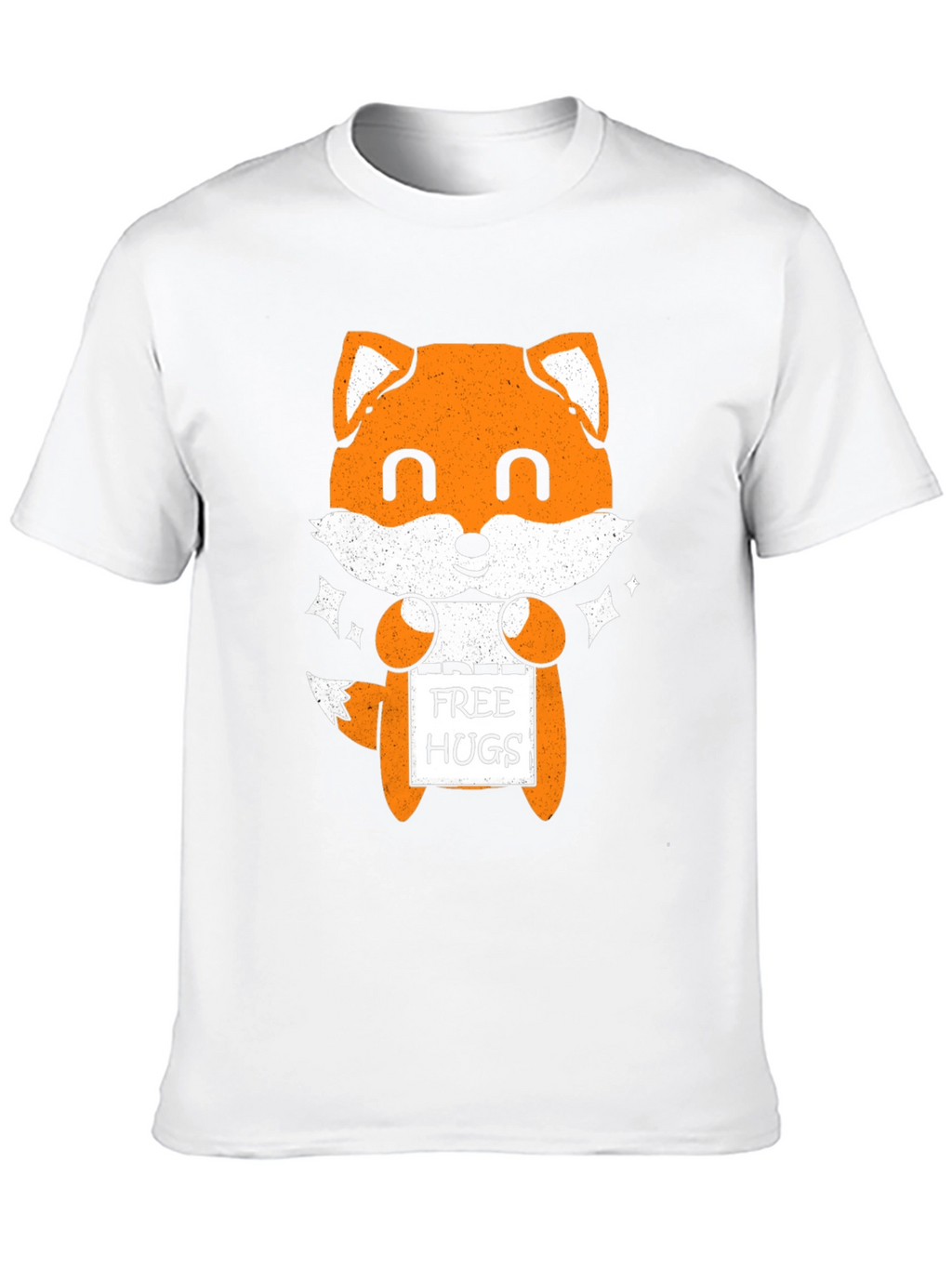 Cute Fox Free Hugs Graphic T-Shirt