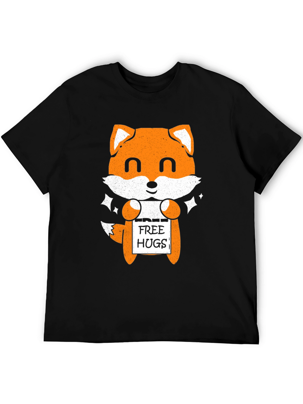 Cute Fox Free Hugs Graphic T-Shirt