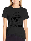 Cows Are Friends T-Shirt - Vegan Animal Rights