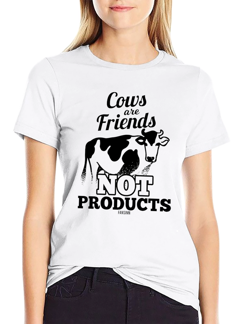 Cows Are Friends T-Shirt - Vegan Animal Rights