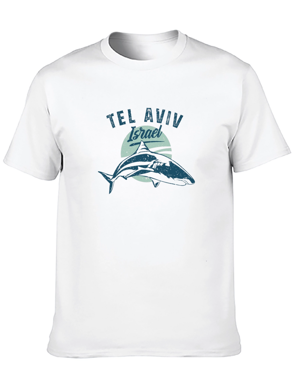 Tel Aviv Israel Shark Graphic T-Shirt
