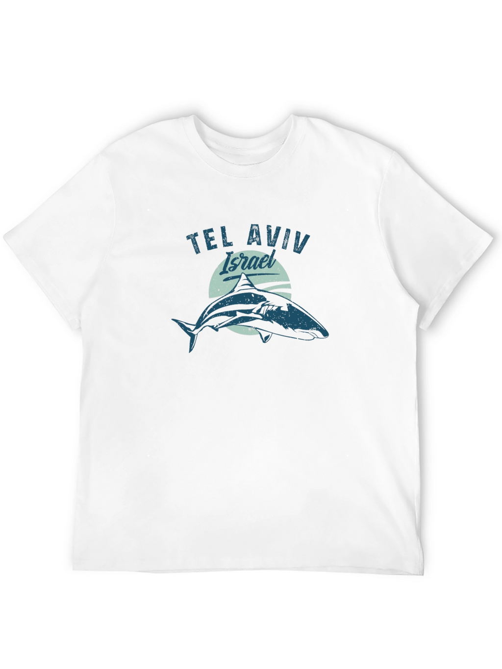 Tel Aviv Israel Shark Graphic T-Shirt