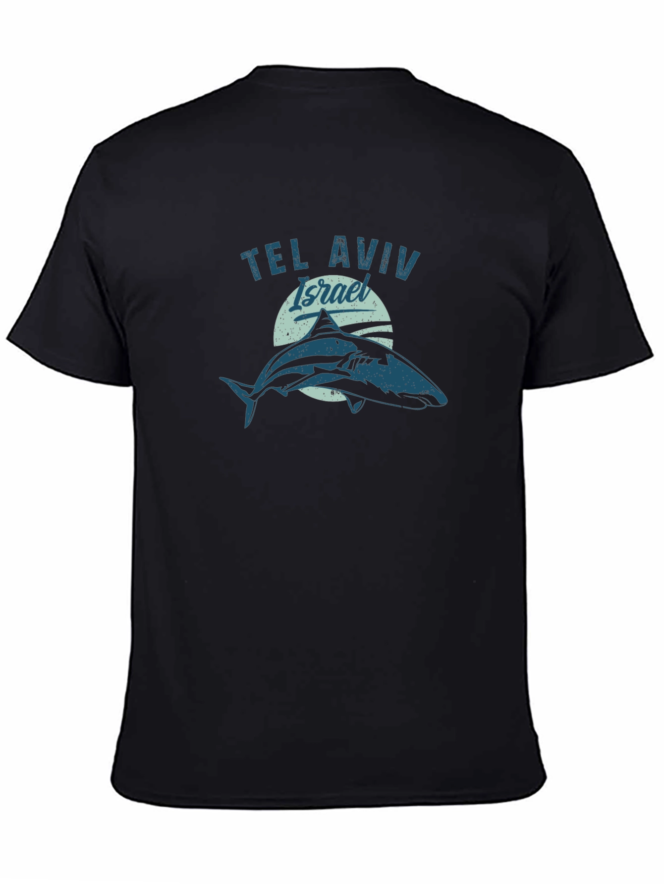 Tel Aviv Israel Shark Graphic T-Shirt