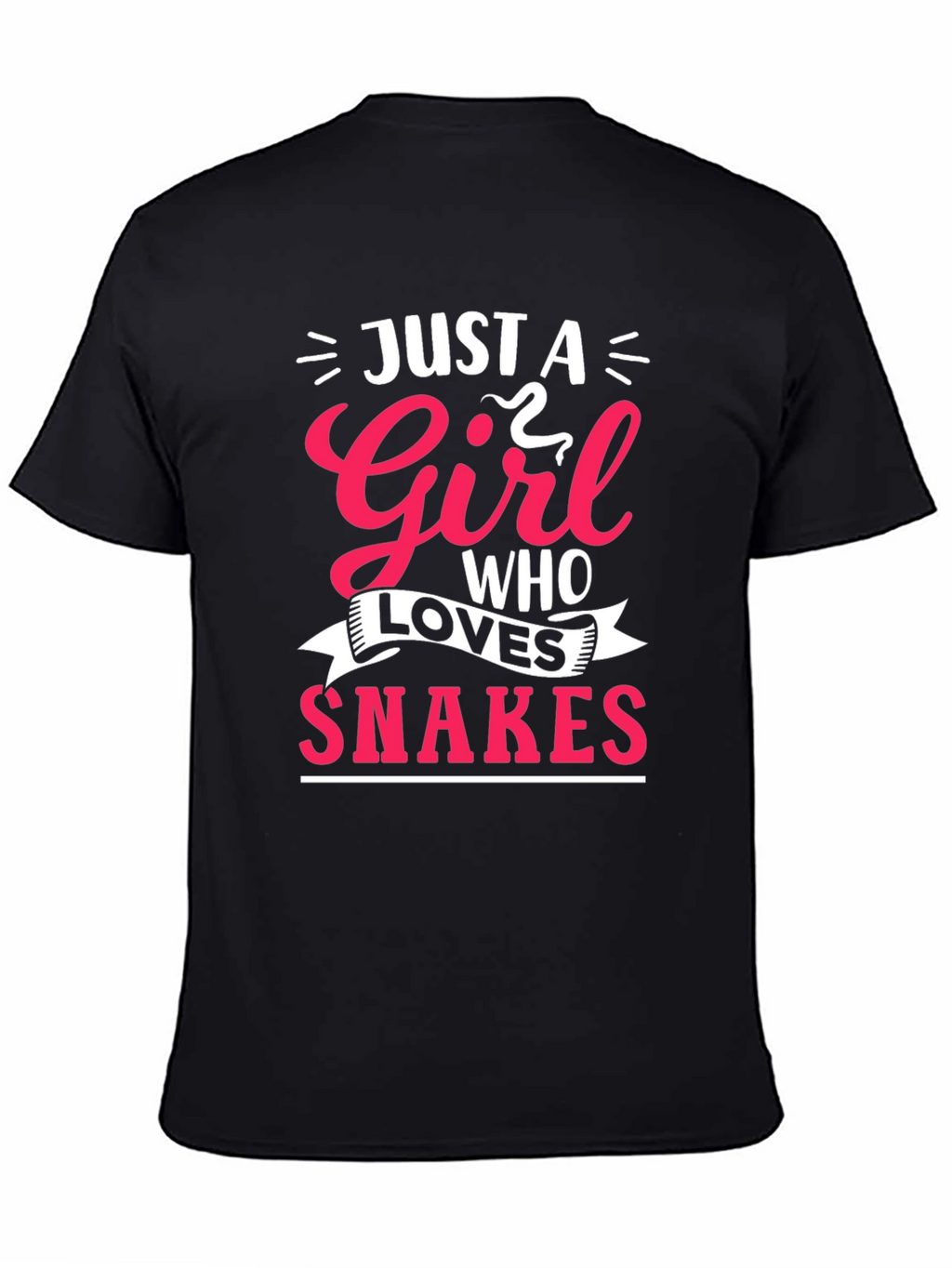 Just A Girl Who Loves Snakes Graphic Tee