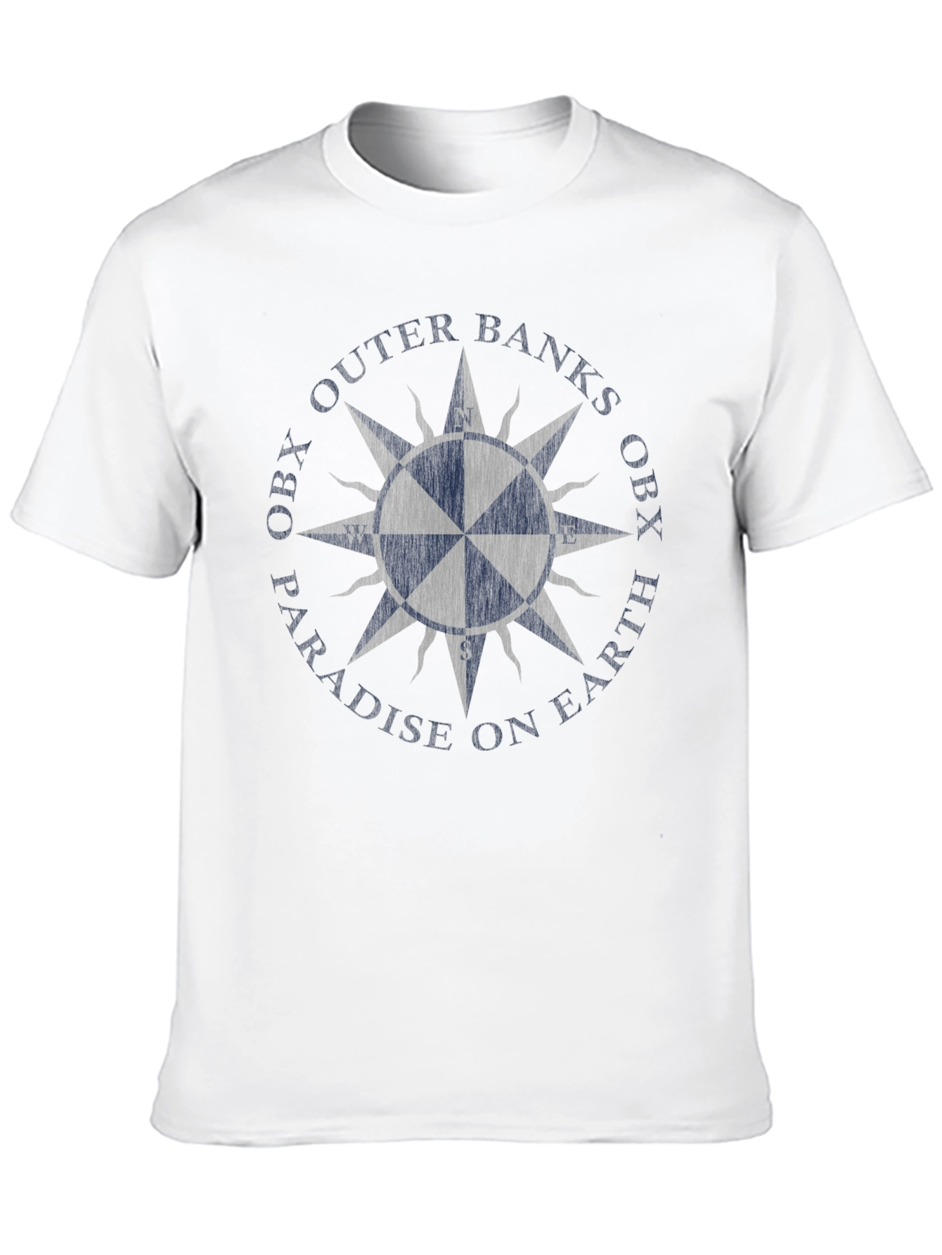 OBX Outer Banks Compass Graphic T-Shirt