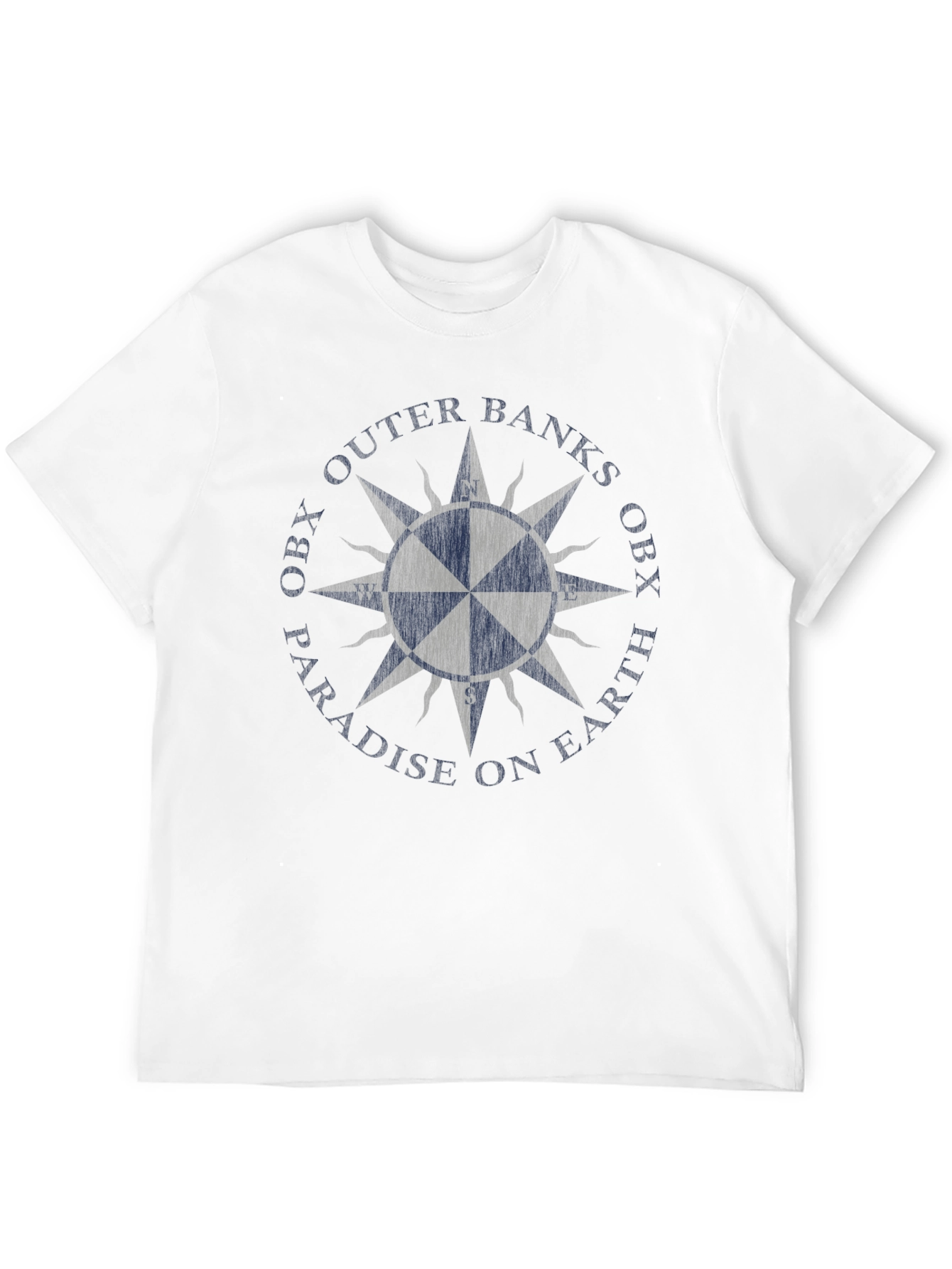 OBX Outer Banks Compass Graphic T-Shirt