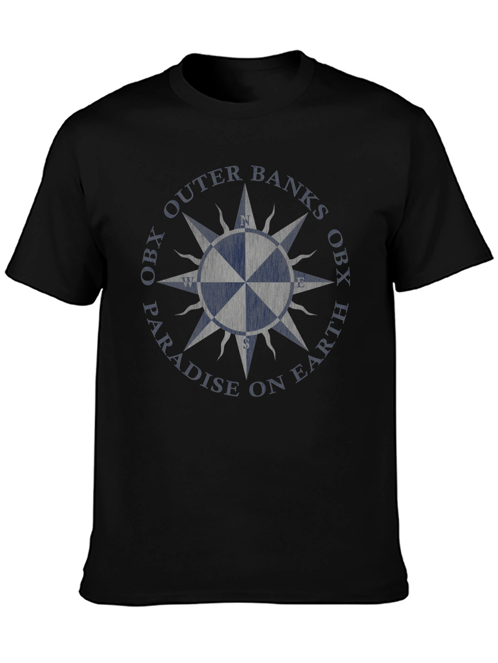 OBX Outer Banks Compass Graphic T-Shirt