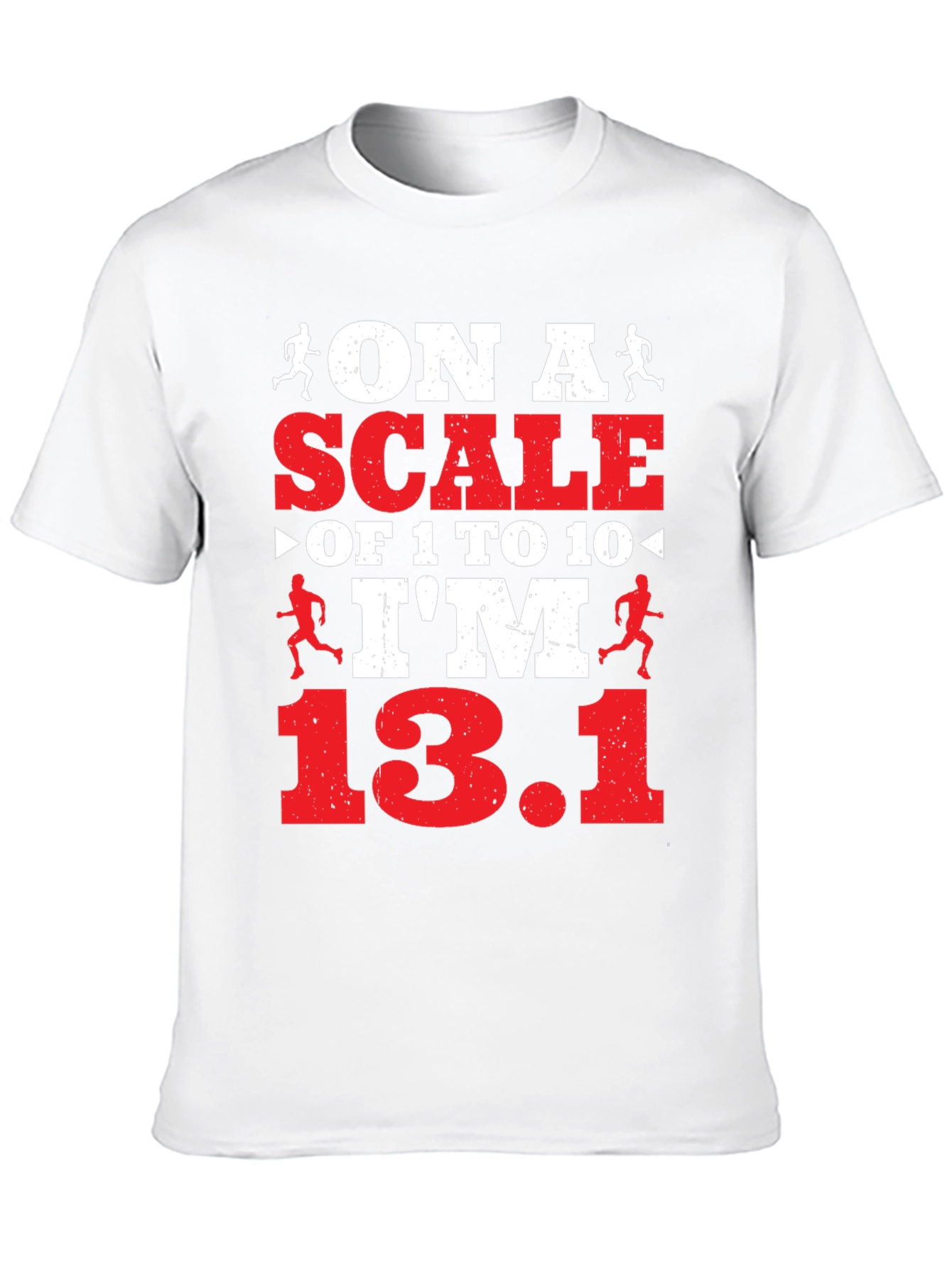 On a Scale Funny Running T-Shirt