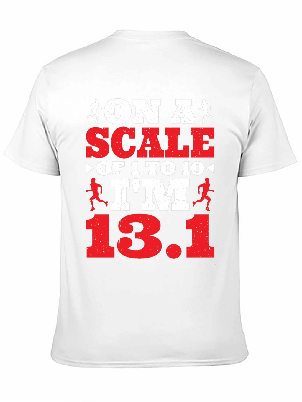 On a Scale Funny Running T-Shirt