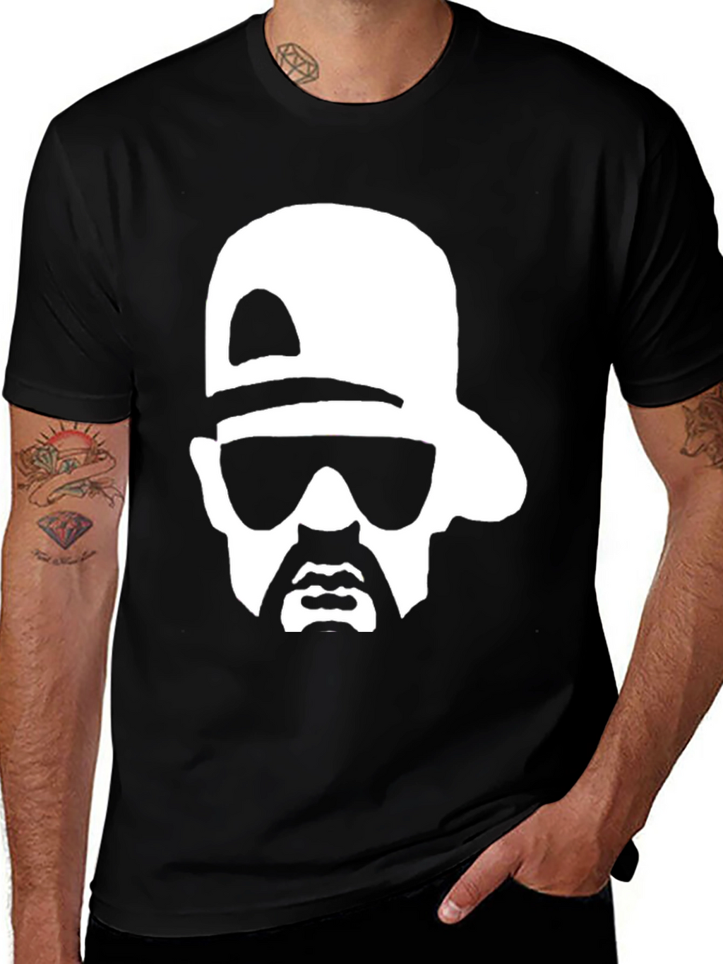 Cool Graphic Tee - Black T-Shirt