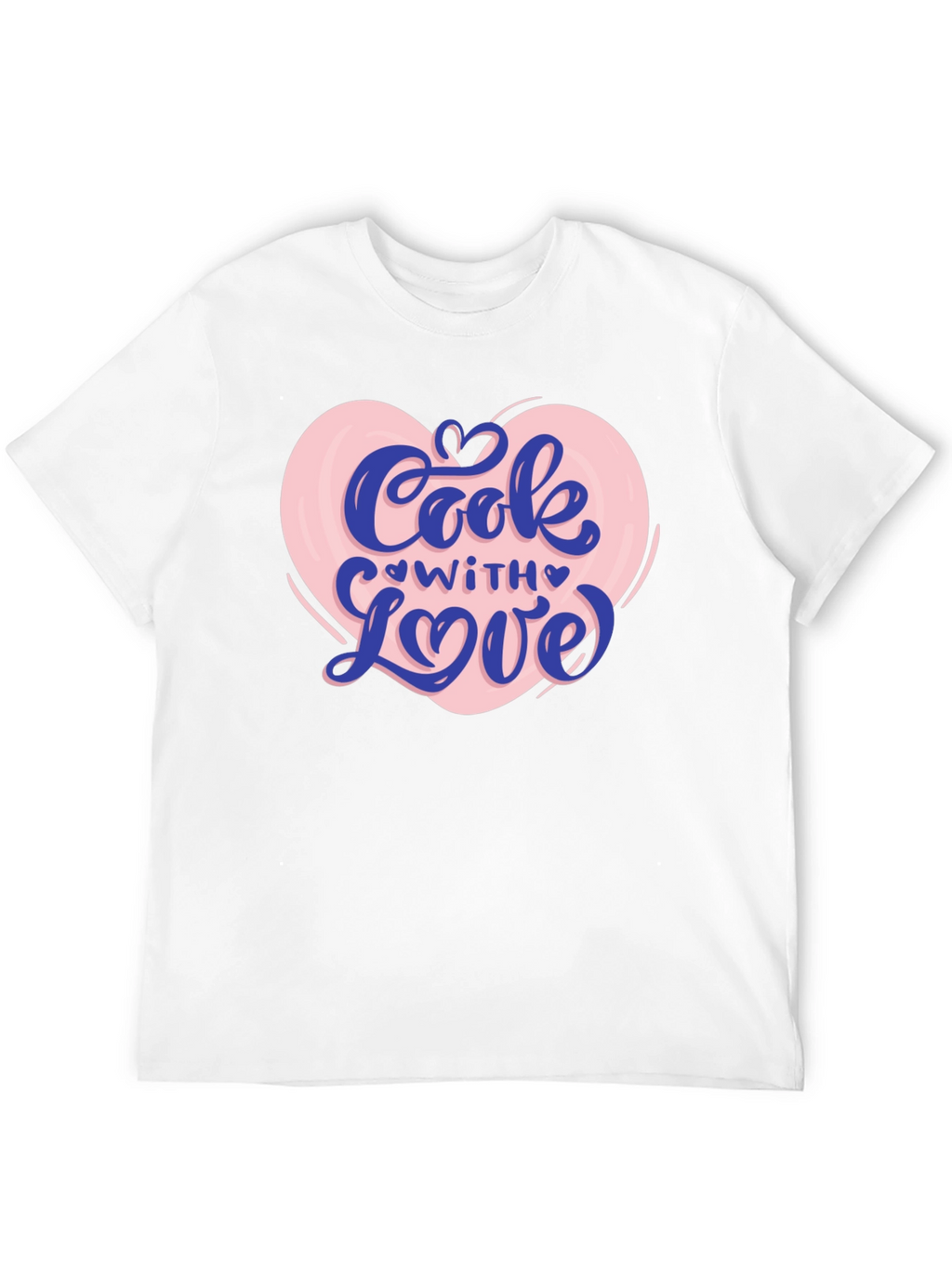 Cook With Love Graphic T-Shirt - Black