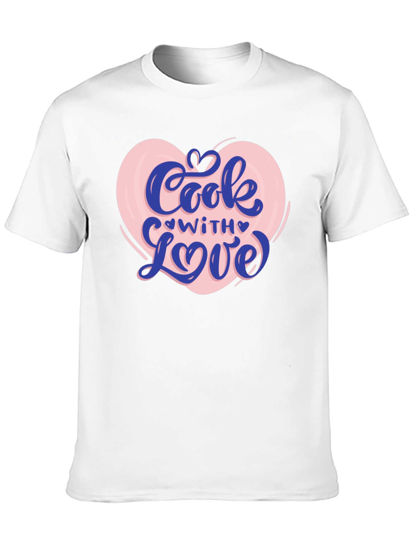 Cook With Love Graphic T-Shirt - Black